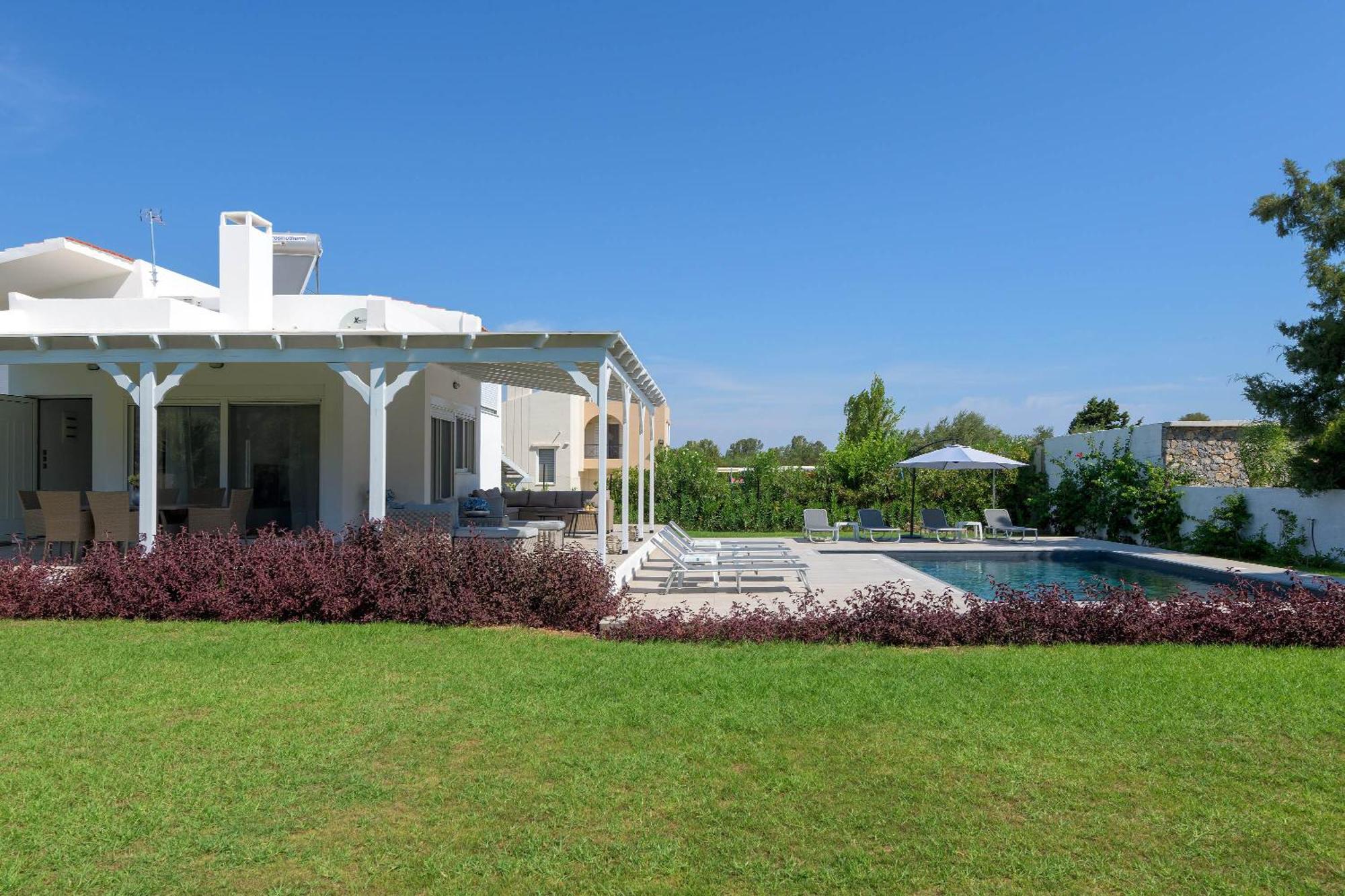 Casa Bianca Villa Kolymbia Buitenkant foto